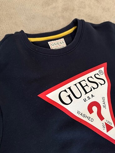 m Beden lacivert Renk Guess erkek lacivert sweatshirt