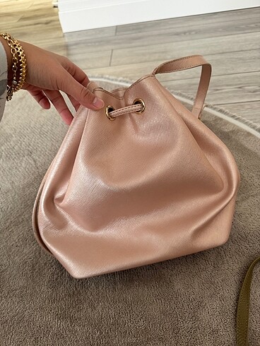 Beden pembe Renk Pierre cardin kadın pembe çanta