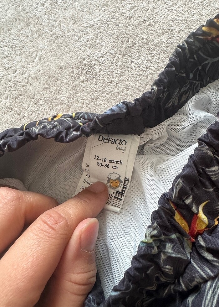 Erkek bebek şort mayo - Görsel 3