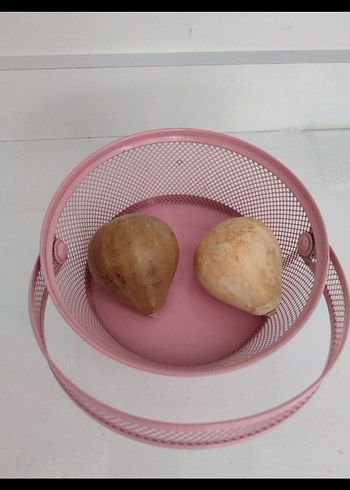Pastel Pembe Metal Sepet