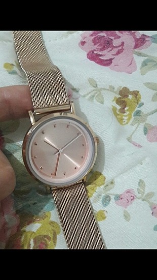 h&m rosegold saat