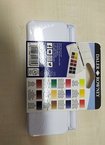 2K Daler Rowney aquafine tablet suluboya