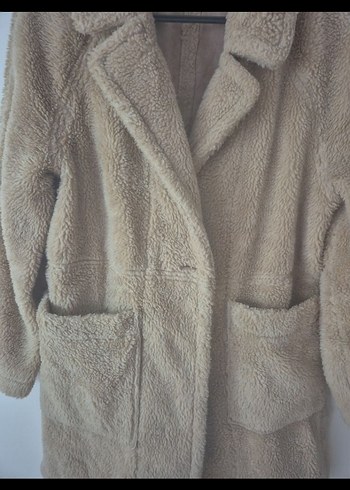 Bej Kadın Fabrika marka bayan kaban - Görsel 2