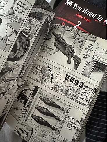  Beden Renk manga All You Need Is Kill 1-2