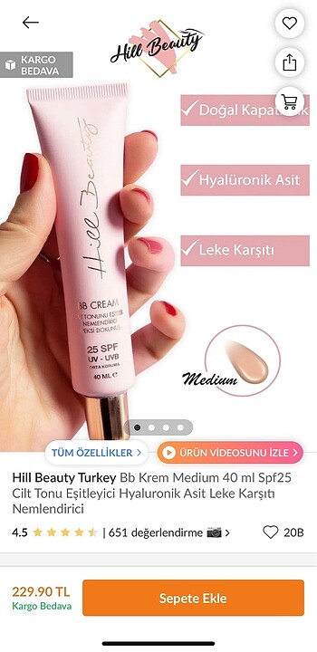 Diğer Hill beauty bb krem