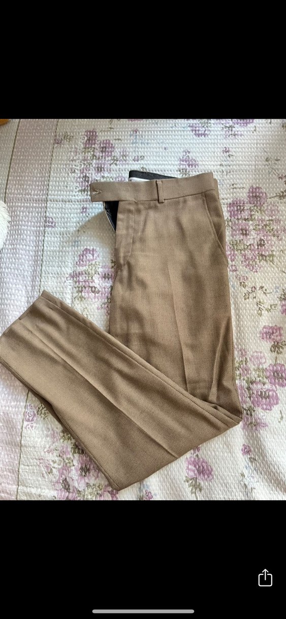 Bej Modern Klasik Erkek Takım Elbise Ted Davıd - Görsel 5