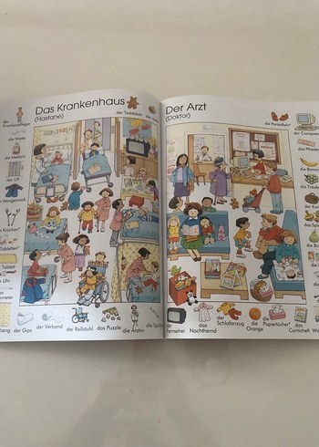 Beden Almanca İlk Bin Sözcük Çocuk Kitabı