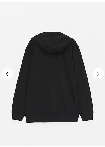 Kapüşonlu Siyah Erkek Sweatshirt