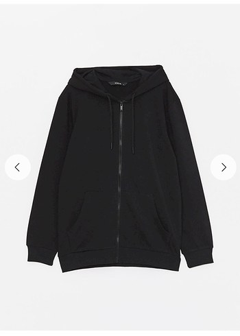 LC Waikiki Kapüşonlu Siyah Erkek Sweatshirt