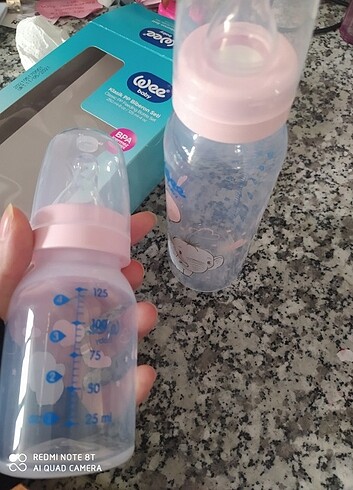 İkili kız bebek biberon - Görsel 5