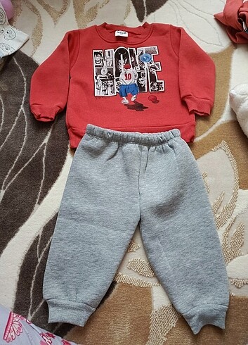 Içi polarlı bebek alt üst takım - Görsel 3