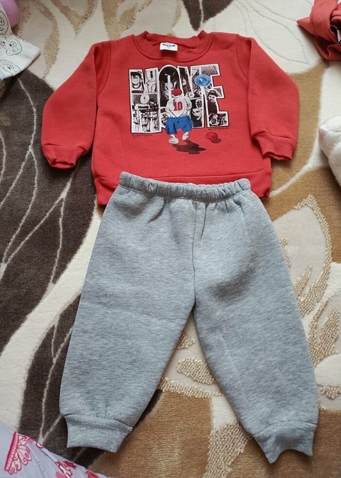 Içi polarlı bebek alt üst takım - Görsel 3