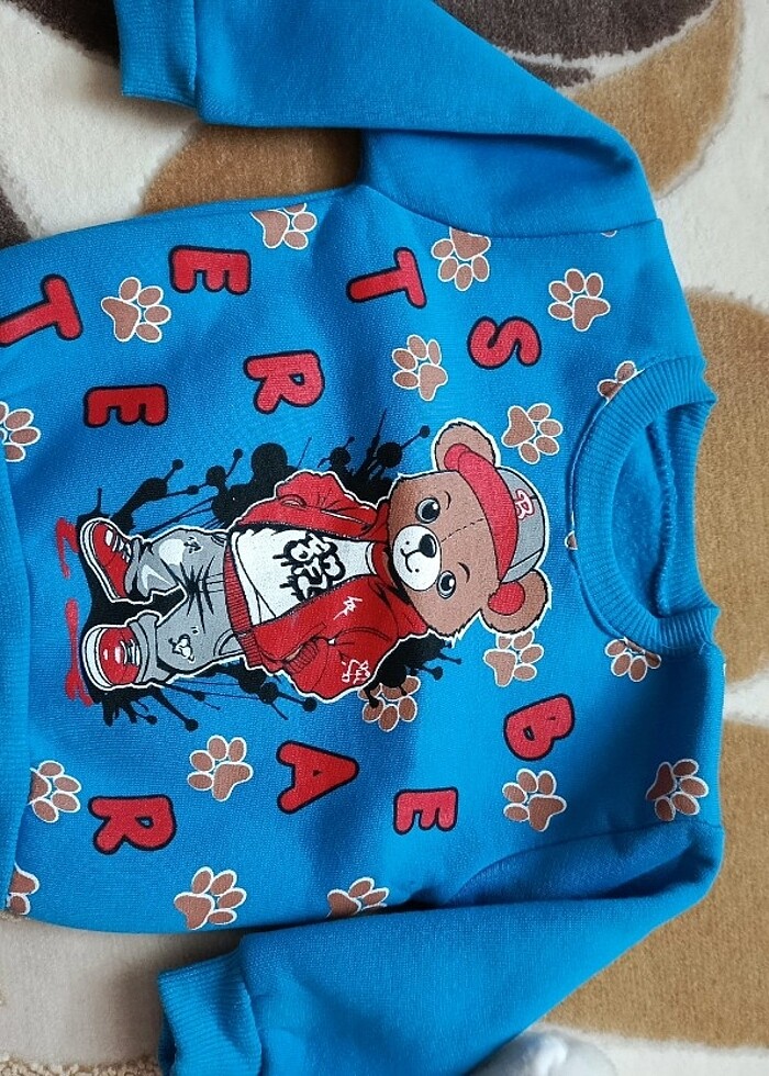 Içi polarlı bebek alt üst takım - Görsel 2