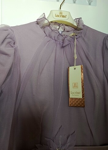 Lila kat kat abiye ve hazır - Görsel 7