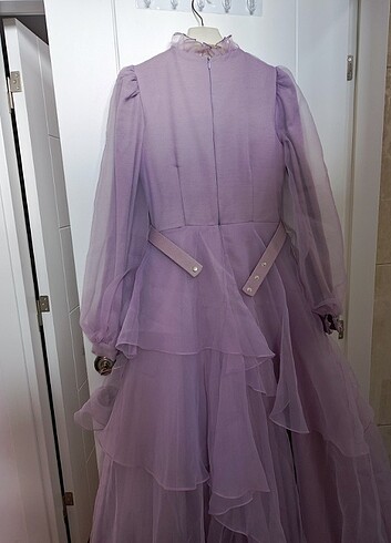 Lila kat kat abiye ve hazır - Görsel 8