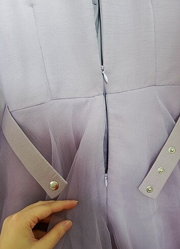 Lila kat kat abiye ve hazır - Görsel 9