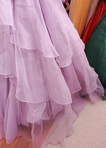 Lila kat kat abiye ve hazır - Görsel 13