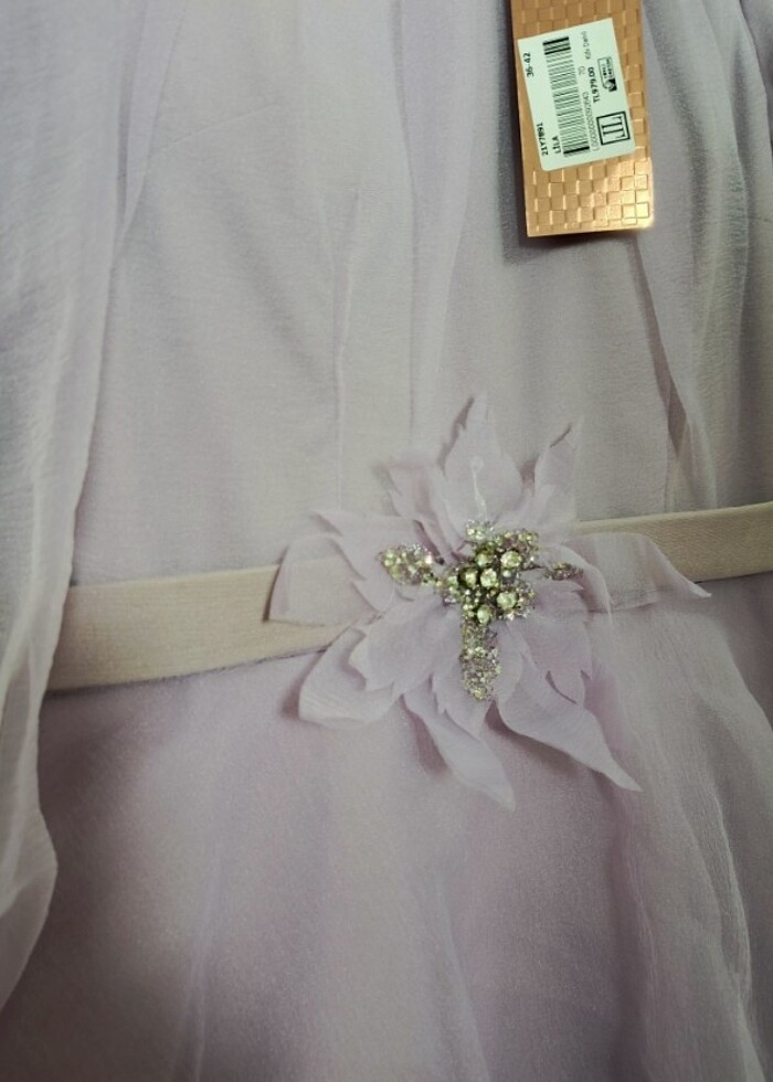 Lila kat kat abiye ve hazır - Görsel 2