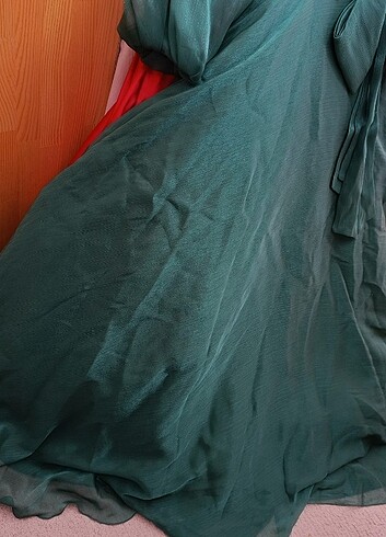 Yeşil abiye - Görsel 10