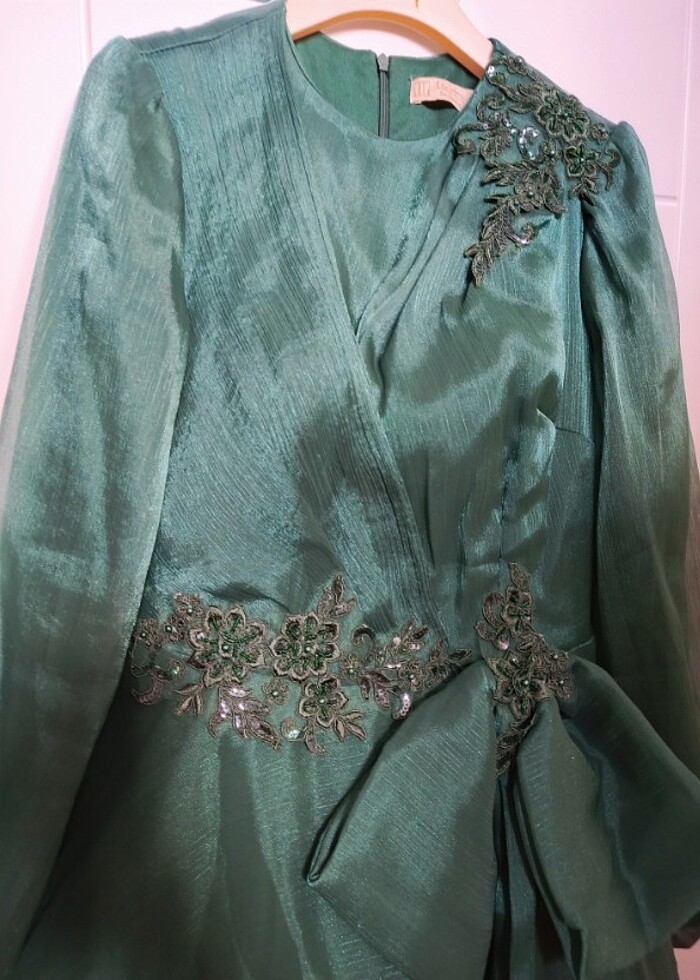 Yeşil abiye - Görsel 4