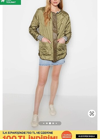 Trendyol Milla Kapitone mont