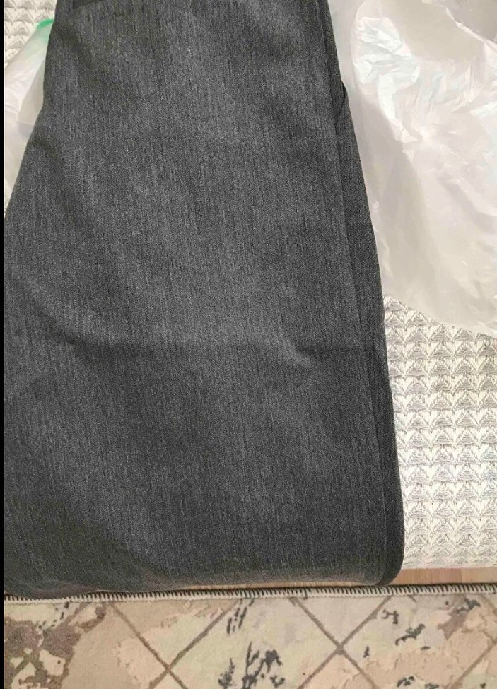 Vatkalı şık antrasit Kadın Kumaş Pantolon - Görsel 5