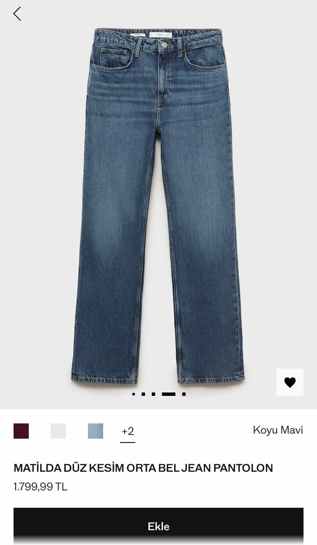 Kadın Mango mathılda jean - Görsel 3