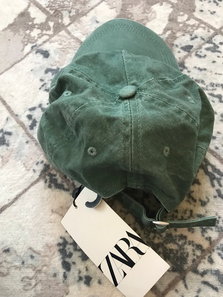 Koyu Yeşil Miami Beach Nakışlı Kadın Şapka - Görsel 4