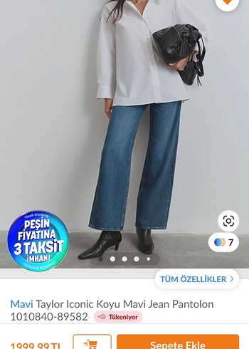 Mavi Jeans Mavi Taylor İconic Koyu Mavi Jean Pantolon