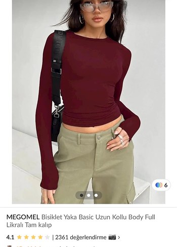 s Beden siyah Renk MEGOMEL Siyah Bisiklet Yaka Uzun Kollu Body