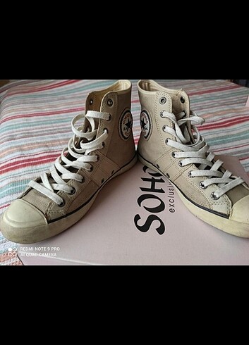37 Beden ten rengi Renk Bej Converse