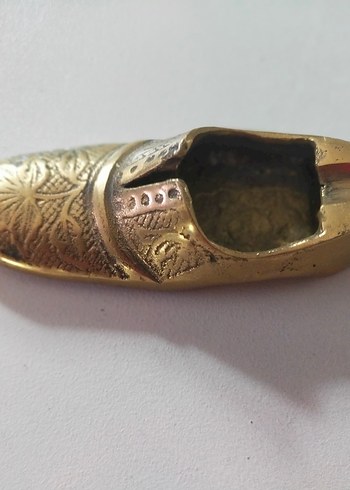 Vintage pirinç kültablası