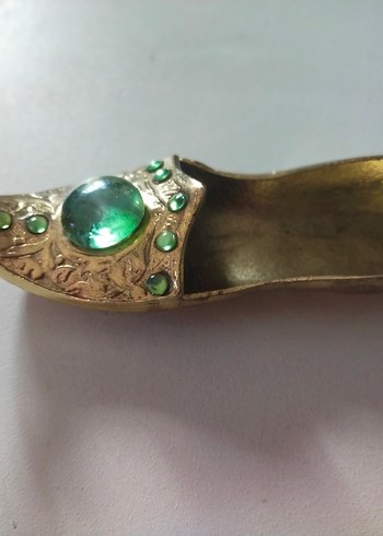 Vintage pirinç kültablası