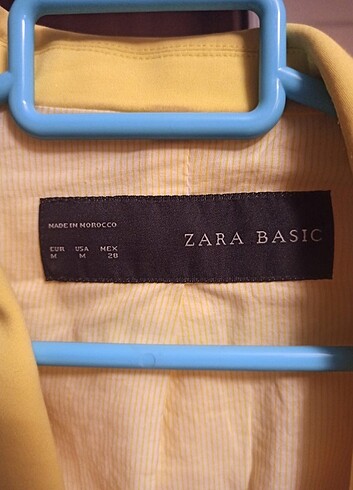 Zara Sarı blazer ceket