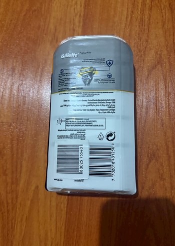 Gillette Fusion ProShield Sarı Jilet Seti - Görsel 4