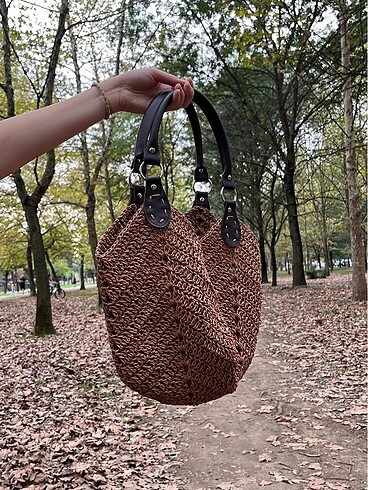 Markasız Ürün Lale Model Hasır Çanta