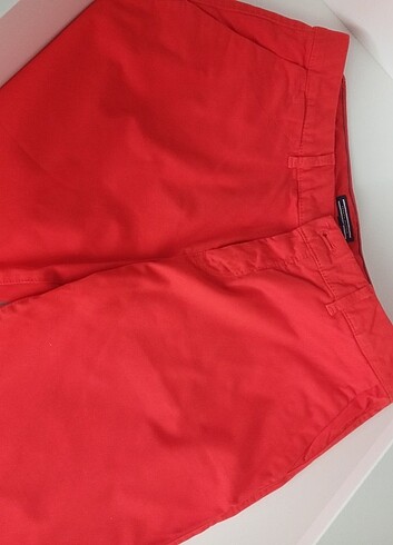 Tommy Hilfiger Tommy Hilfiger Markalı Kırmızı Bermuda Şort