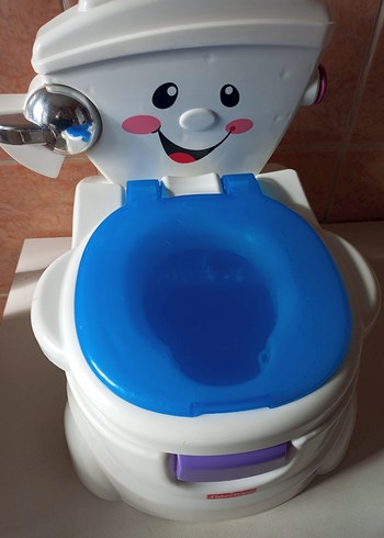 Fisher-Price Mavi Kapaklı Bebek Lazımlığı - Görsel 5