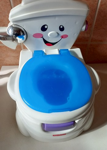 Fisher-Price Mavi Kapaklı Bebek Lazımlığı - Görsel 4