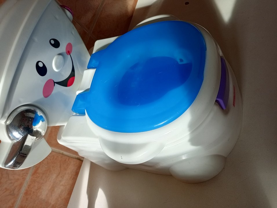 Fisher-Price Mavi Kapaklı Bebek Lazımlığı - Görsel 3