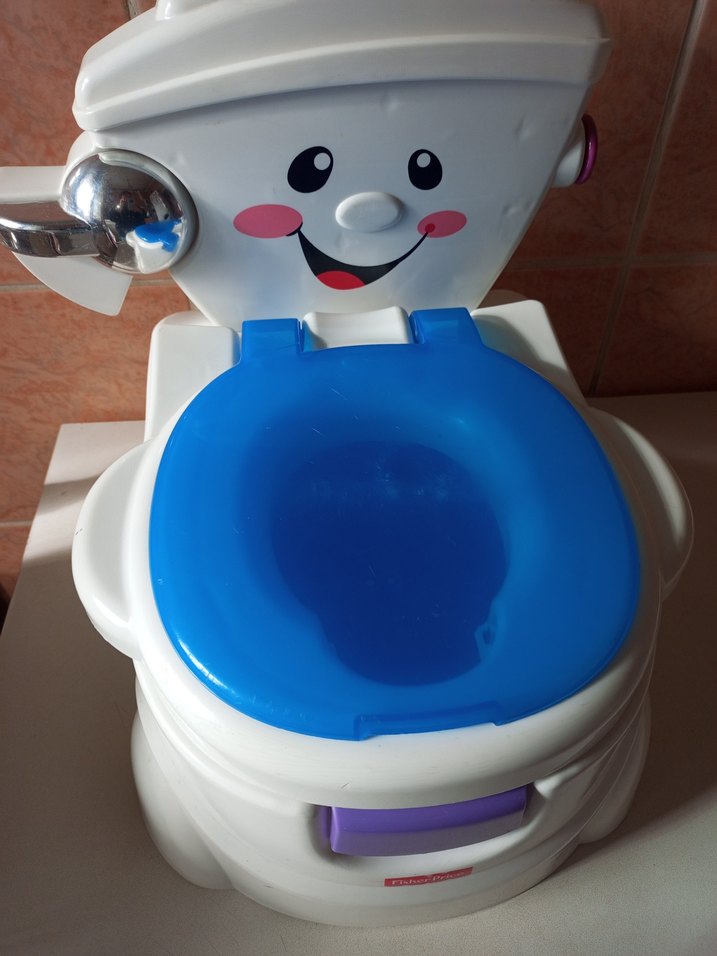 Fisher-Price Mavi Kapaklı Bebek Lazımlığı - Görsel 5