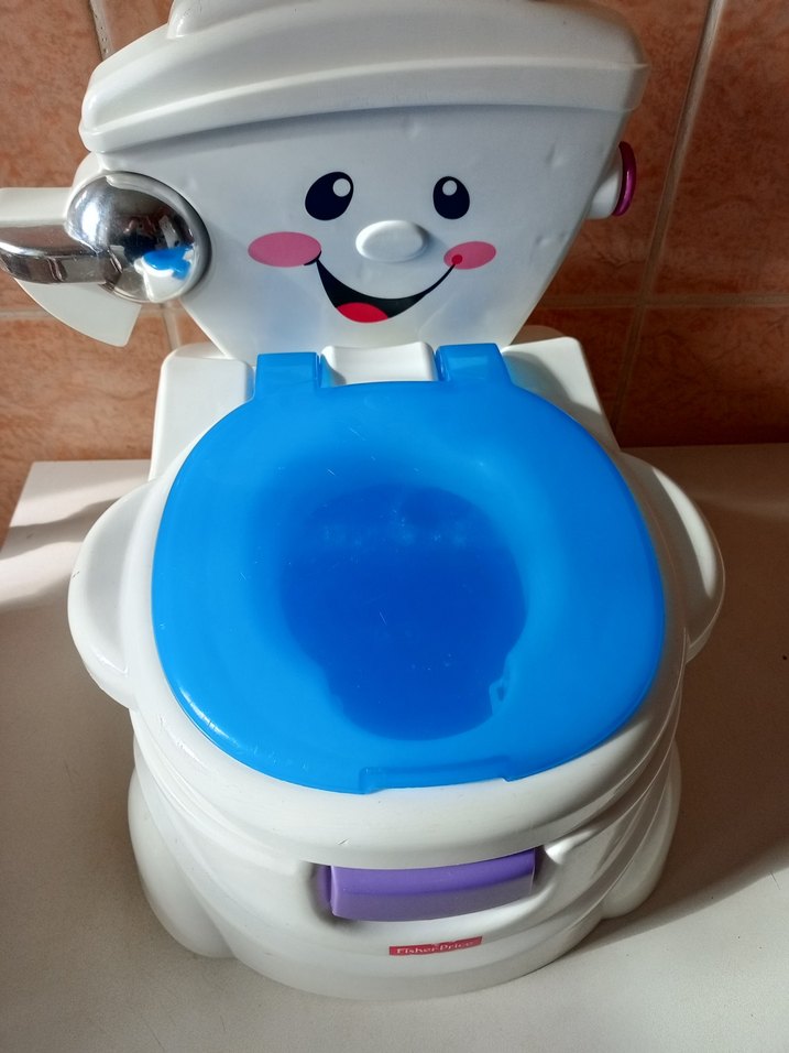 Fisher-Price Mavi Kapaklı Bebek Lazımlığı - Görsel 4