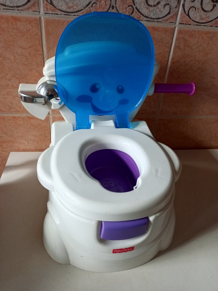 Fisher-Price Mavi Kapaklı Bebek Lazımlığı - Görsel 2