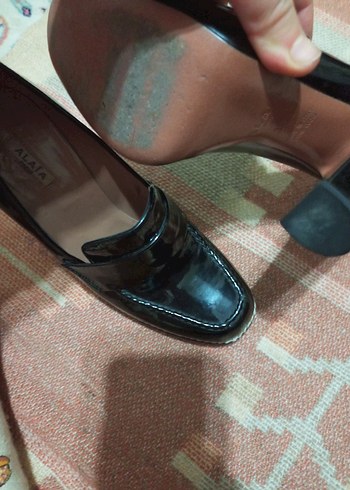 Alaia Paris, Siyah Tokalı Platform Topuklu Kadın Ayakkabı - Görsel 6