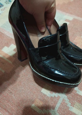 Alaia Paris, Siyah Tokalı Platform Topuklu Kadın Ayakkabı - Görsel 2