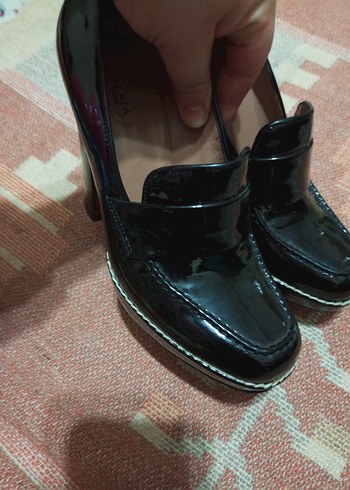 Alaia Paris, Siyah Tokalı Platform Topuklu Kadın Ayakkabı - Görsel 3