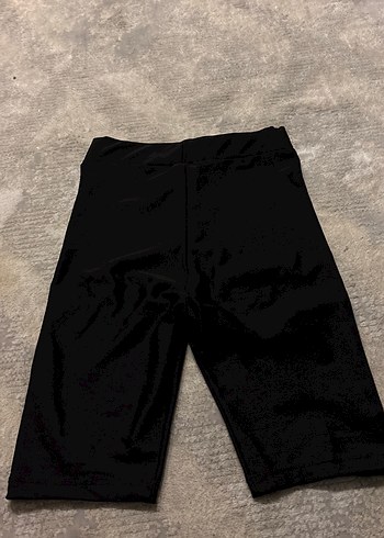 Siyah Mini Bermuda Şort - Görsel 2