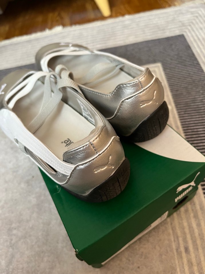 Puma Speedcat Babet Gümüş (Silver) - Görsel 3