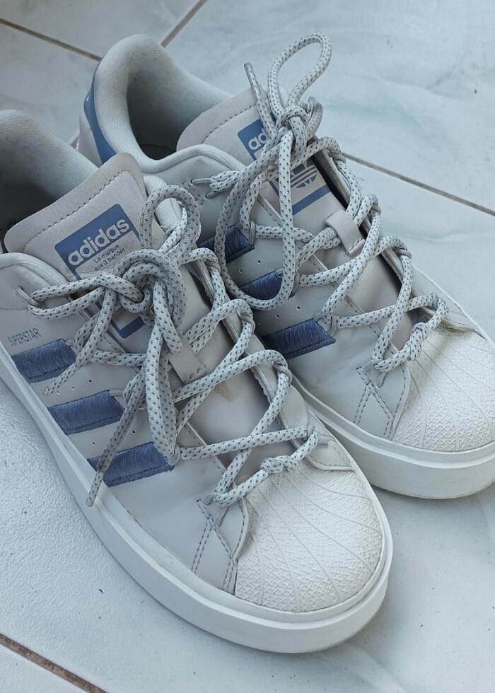 adidas superstar bonega kadın spor ayakkabı - Görsel 2