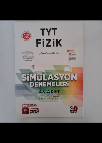 3d tyt fizik deneme